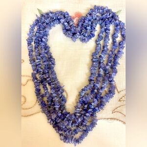 💜Beautiful NEW Genuine Amethyst Chip Necklace Strands💜